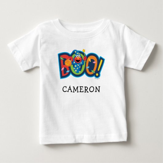 T-shirt Pour Bébé Elmo | Halloween Boo ! (Devant)