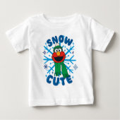 T-shirt Pour Bébé Elmo Snow Cute (Devant)