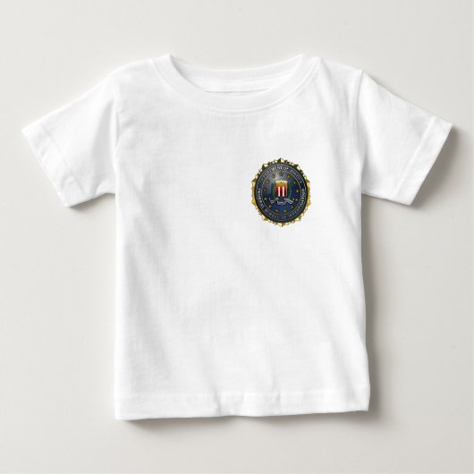 T-shirt Pour Bébé Emblème du FBI (Devant)