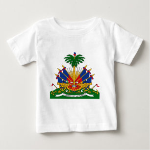 T-shirt Pour Bébé emblème haïti