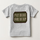 T-shirt Pour Bébé Embrassez Le Bébé Chaud Un Pièce (Dos)