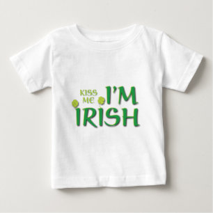 T-shirt Pour Bébé Embrassez-moi l'Irlandais Im