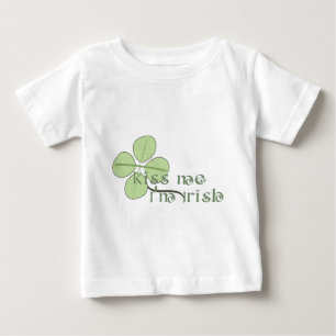 T-shirt Pour Bébé Embrassez-moi que je suis irlandais