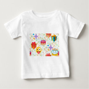 T-shirt Pour Bébé emoji anniversaire heureux