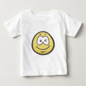 T-shirt Pour Bébé Emoji : Cligner de l'oeil le visage (Devant)