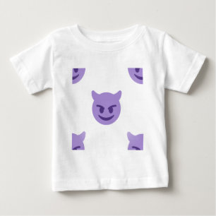 T-shirt Pour Bébé emoji diable