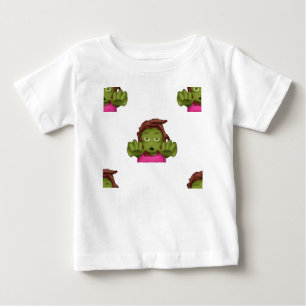 T-shirt Pour Bébé emoji zombie femme