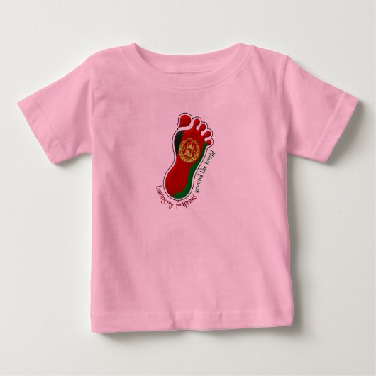 T-shirt Pour Bébé Empreintes AFG Baby Tee (Devant)