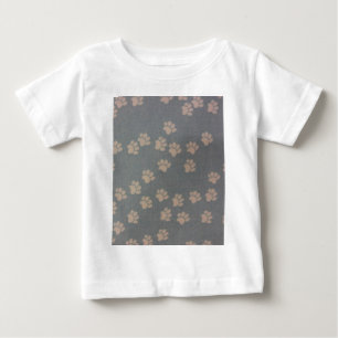 T-shirt Pour Bébé Empreintes blanches