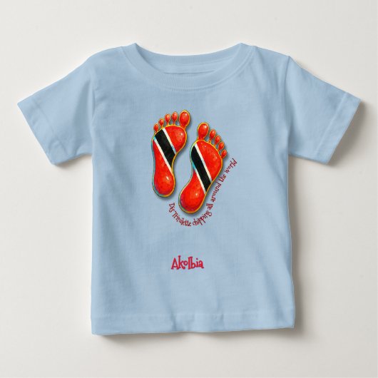T-shirt Pour Bébé Empreintes S2 Baby Tee - Trini (Devant)