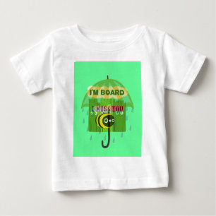 T-shirt Pour Bébé En gros, vous me manquez : Texte inspirant