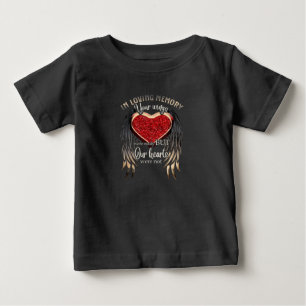 T-shirt Pour Bébé En mémoire d'amour, vos ailes étaient prêtes