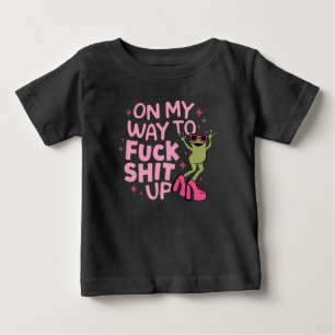 T-shirt Pour Bébé En route pour provoquer le chaos