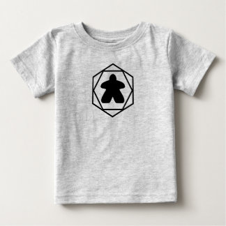 T-shirt Pour Bébé En tout temps Meeple Black Art Toddler Chemise