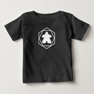 T-shirt Pour Bébé En tout temps Meeple White Art Toddler Chemise