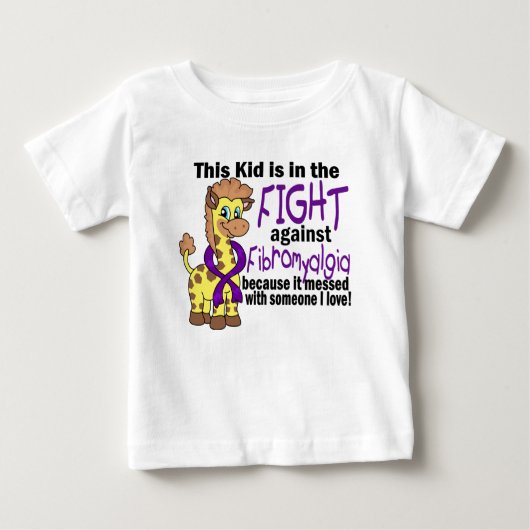 T-shirt Pour Bébé Enfant dans le combat contre la fibromyalgie (Devant)