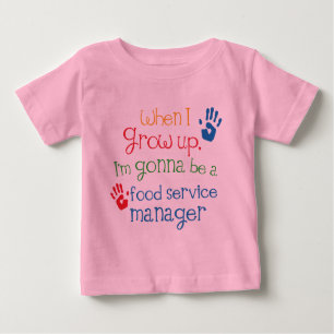 T-shirt Pour Bébé Enfant de directeur de service de traiteur