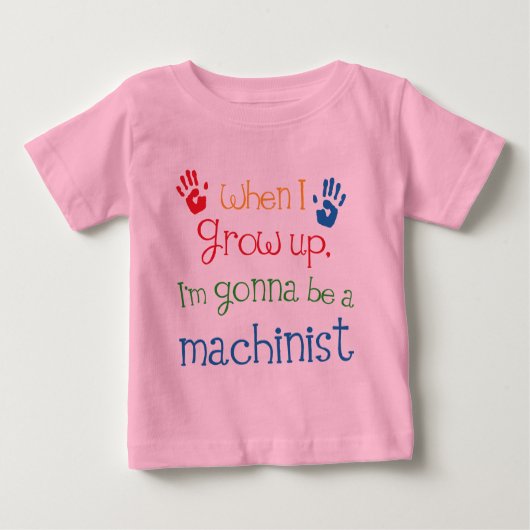T-shirt Pour Bébé Enfant de machiniste (avenir) (Devant)