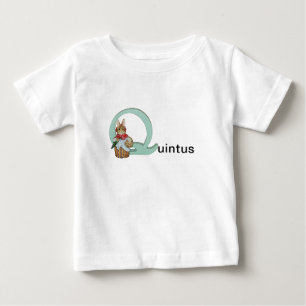 T-shirt Pour Bébé Enfant en bas âge de la lettre Q de Beatrix Potte