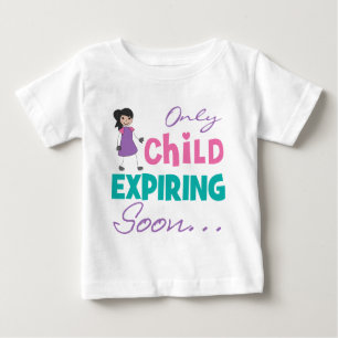 T-shirt Pour Bébé Enfant Expirant Bientôt