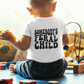 T-shirt Pour Bébé Enfant Sauvage Douce Personnalisation Nom Hallowee