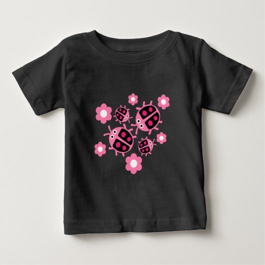 T-shirt Pour Bébé Enfants Coccinellidae ladybug (Devant)