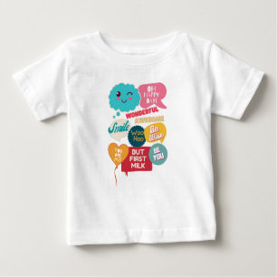 T-shirt Pour Bébé Enfants Cool mignon Motivationnel Dit Mots