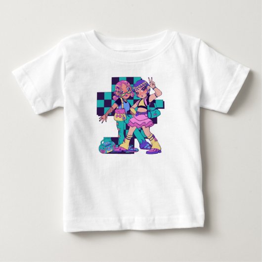 T-shirt Pour Bébé Enfants de mode (Devant)