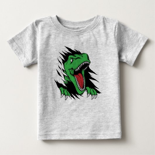 T-shirt Pour Bébé Enfants dinosaures (Devant)