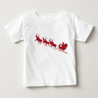T-shirt Pour Bébé Enfants Garçons Filles Unisex Noël Père Noël Tshir