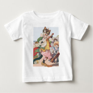 T-shirt Pour Bébé Enfants Happy Funny Chat Folk T Chemise