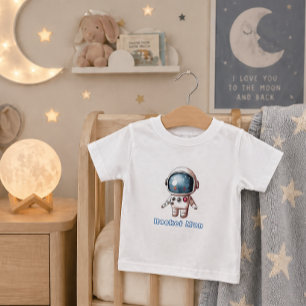 T-shirt Pour Bébé Enfants Thème Astronaute Espace Fusée Mignonne