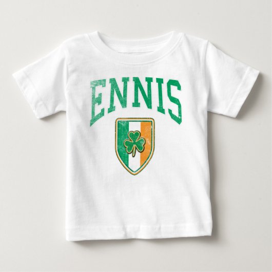 T-shirt Pour Bébé ENNIS Irlande (Devant)