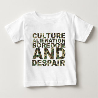 T-shirt Pour Bébé Ennui et désespoir d'aliénation de culture