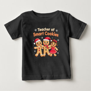 T-shirt Pour Bébé Enseignant des cookies intelligents Enseigner le g