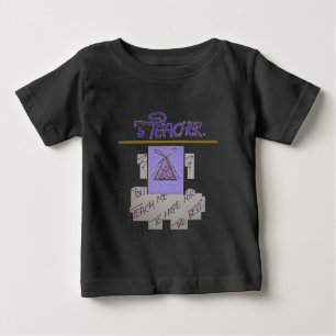 T-shirt Pour Bébé Enseignant vous m'enseignez à espérer pour le meil