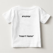 T-shirt Pour Bébé Ensemble, nous choisissons la paix (Dos)