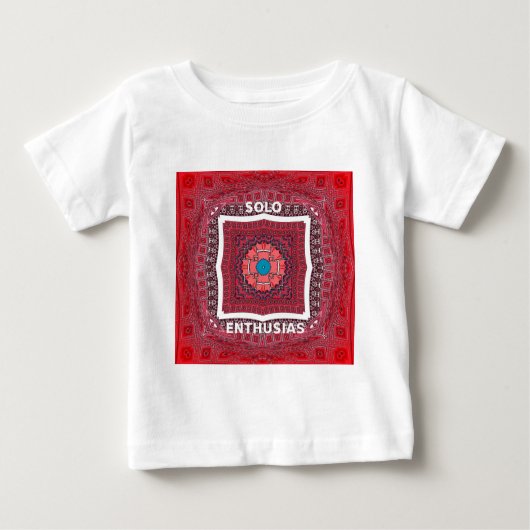 T-shirt Pour Bébé Enthousiasme solo (Devant)