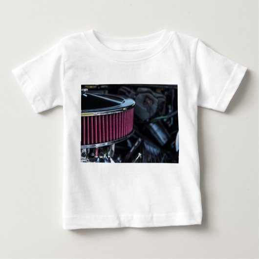 T-shirt Pour Bébé Entrée d'air Chrome (Devant)