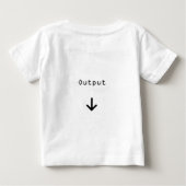 T-shirt Pour Bébé Entrée-sortie (Dos)