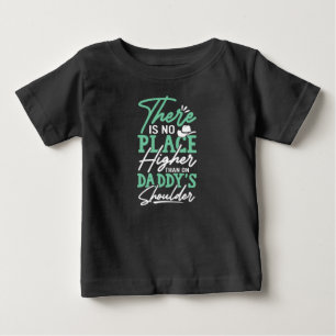 T-shirt Pour Bébé Épaule de papa - Sûreté et amour