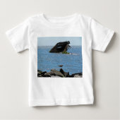 T-shirt Pour Bébé Épave du cap May (Devant)