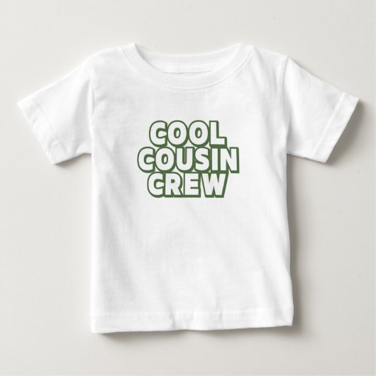 T-shirt Pour Bébé Équipage cool Cousin (Devant)