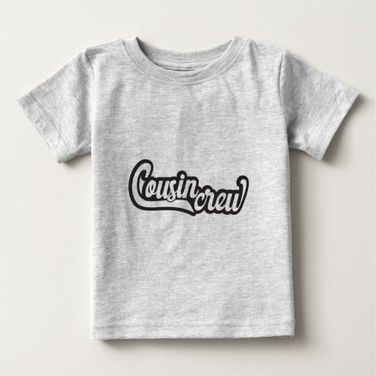 T-shirt Pour Bébé Équipage Cousin (Devant)