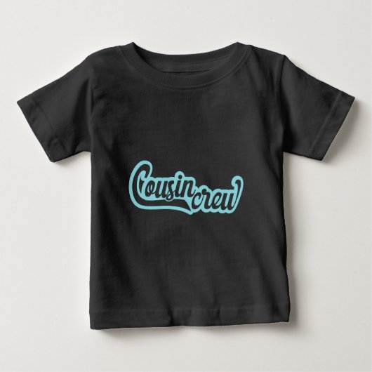 T-shirt Pour Bébé Équipage Cousin (Devant)