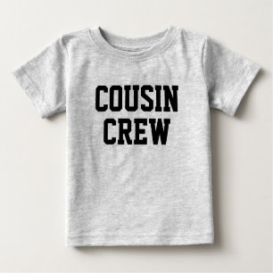 T-shirt Pour Bébé Équipage Cousin   Enfants noirs correspondants