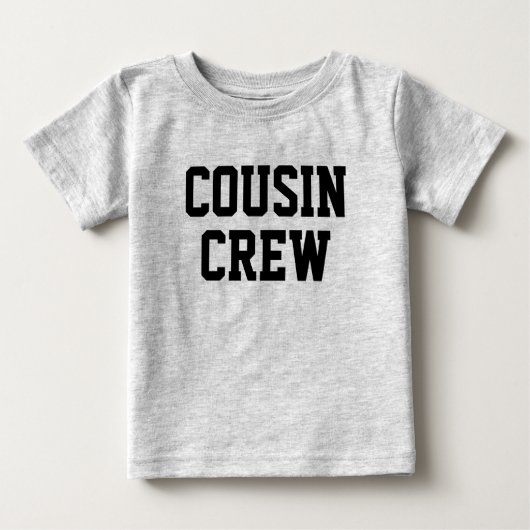 T-shirt Pour Bébé Équipage Cousin | Enfants noirs correspondants (Devant)