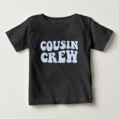 T-shirt Pour Bébé Équipage Cousin | Famille Sky Blue Matching (Devant)