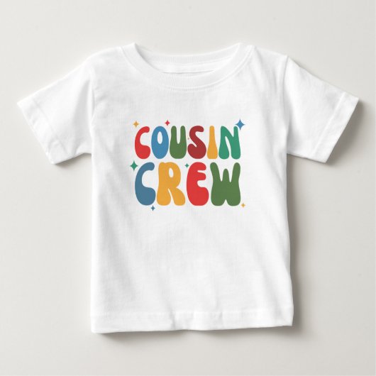 T-SHIRT POUR BÉBÉ ÉQUIPAGE DE COUSIN (Devant)