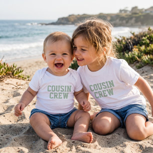 T-shirt Pour Bébé Équipage de Cousins T-Shirt Bébé Sage Kids